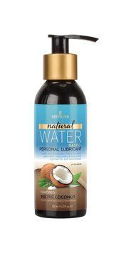 Змазка на водній основі Sensuva Natural Water-Based Exotic Coconut (125 мл) без гліцерину і парабенів SO4947 фото - купити в секс-шопі Чорний Кролик