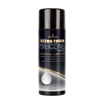Густа силіконова змазка Sensuva UltraThick Silicone (100 мл) без гліцерину, парабенів і ментолу SO3287 фото - купити в секс-шопі Чорний Кролик