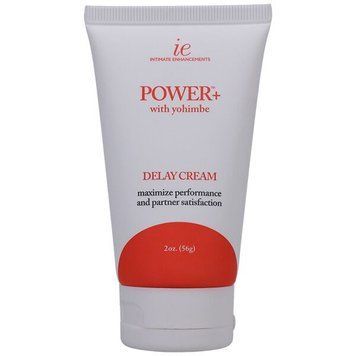 Потужний крем-пролонгатор Doc Johnson Power+with Yohimbe Delay Cream, екстракт Йохимбе, 56 г SX3466 фото - купити в секс-шопі Чорний Кролик
