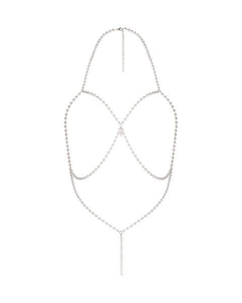Прикраса на груди Obsessive Lyxa jewelry cupless bra SX3605 фото - купити в секс-шопі Чорний Кролик