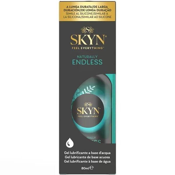 Лубрикант на водній основі SKYN Naturally Endless 80 мл, дуже густий SX2402 фото - купити в секс-шопі Чорний Кролик
