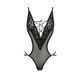 Боді монокіні з декольте Passion ERZA BODY S/M, black PS26002 фото 3