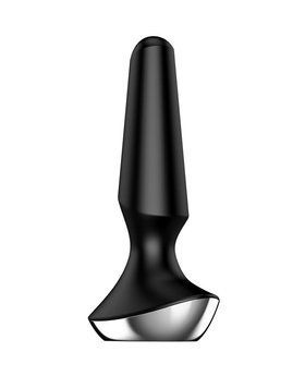Анальна смарт-вібропробка Satisfyer Plug-ilicious 2 Black SO5444 фото - купити в секс-шопі Чорний Кролик