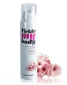 Масажна піна Love To Love TICKLE MY BODY Cherry Blossom (150 мл) зволожувальна SO2714 фото - купити в секс-шопі Чорний Кролик