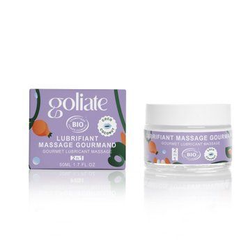 Масажна олія-лубрикант з ароматом та смаком кокоса Goliate Couple Gourmand Coco 50 мл SX3010 фото - купити в секс-шопі Чорний Кролик