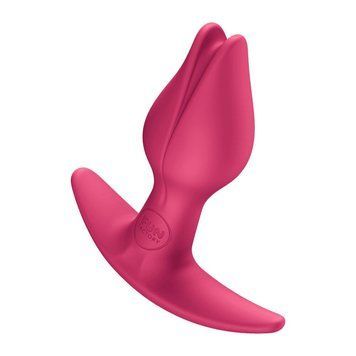 Анальна пробка Fun Factory BOOTIE FEM Raspberry, у вигляді бутона, діаметр 2,9 см, тонкий обмежувач SX3694 фото - купити в секс-шопі Чорний Кролик