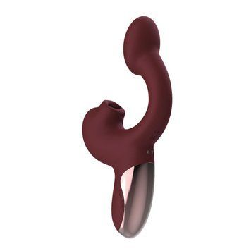 Смарт-вібратор Magic Motion Ponder Red, подвійна стимуляція, віброяйце+язичок для клітора SX3230 фото - купити в секс-шопі Чорний Кролик