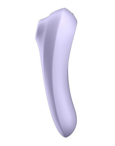 Смарт-вібратор та вакуумний стимулятор 2в1 Satisfyer Dual Pleasure Mauve SO4106 фото - купити в секс-шопі Чорний Кролик