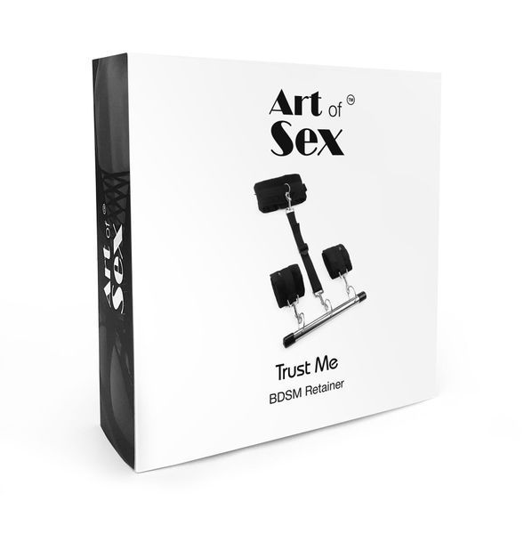 Фіксатор для рук та шиї Art of Sex - Trust me, колір чорний SO7658 фото - купити в секс-шопі Чорний Кролик