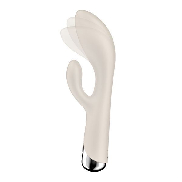 Вібратор-кролик з ротацією Satisfyer Spinning Rabbit 1 Red, 3 мотори SX0563 фото - купити в секс-шопі Чорний Кролик