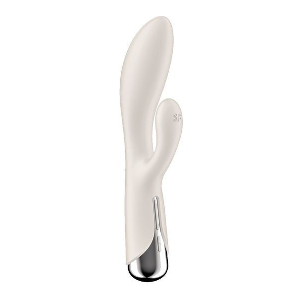 Вібратор-кролик з ротацією Satisfyer Spinning Rabbit 1 Red, 3 мотори SX0563 фото - купити в секс-шопі Чорний Кролик