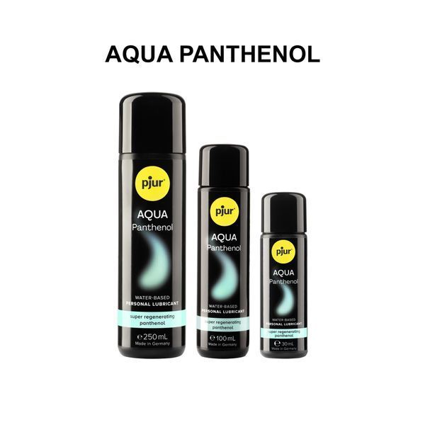 Змазка на водній основі pjur Aqua Panthenol 100 мл з пантенолом, догляд та зволоження  PJ13610 фото - купити в секс-шопі Чорний Кролик