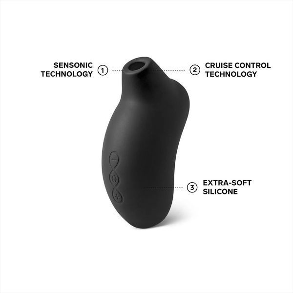 Звуковий стимулятор LELO SONA Cruise Black SX2550 фото - купити в секс-шопі Чорний Кролик