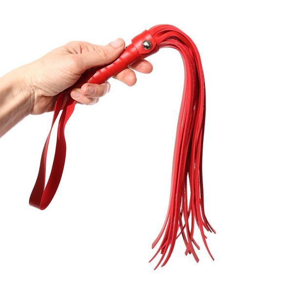 Батіг Flogger Art of Sex, Червоний SX2357 фото - купити в секс-шопі Чорний Кролик