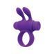 Ерекційне віброкільце S Pleasures Premium Rabbit Ring фіолетове, зі знімною віброкулею та вушками SX4590 фото 1
