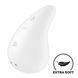 Вібратор для зовнішньої стимуляції Satisfyer Dew Drop Blue, 2 мотори, 12 режимів, м&rsquo;який корпус SX1212 фото - купити в секс-шопі Чорний Кролик