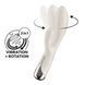 Вібратор-кролик з ротацією Satisfyer Spinning Rabbit 1 Red, 3 мотори SX0563 фото - купити в секс-шопі Чорний Кролик