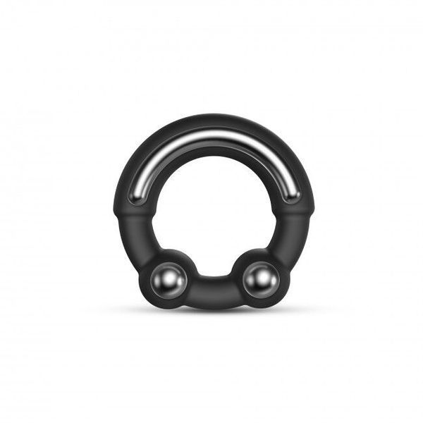 Ерекційне кільце з металевими вставками Dorcel STRONGER RING SO5077 фото - купити в секс-шопі Чорний Кролик