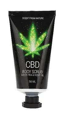 Набір для ванни і душу CBD Luxe Gift set-GREEN TEA & HEMP OIL ( 4 предмета ) PHA248 фото