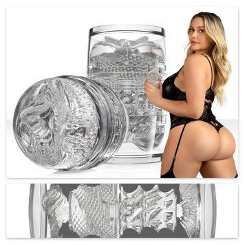 Мастурбатор Fleshlight Quickshot Mia Malkova, компактний, зі зліпка вульви та ануса SO8921 фото - купити в секс-шопі Чорний Кролик