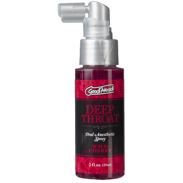 Спрей для мінету Doc Johnson GoodHead DeepThroat Spray - Wild Cherry 59 мл для глибокого мінету SO2800 фото - купити в секс-шопі Чорний Кролик