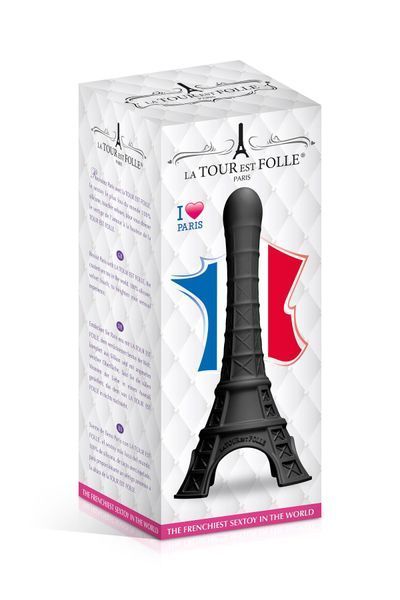 Дилдо La Tour Est Folle Paris Black SX2604 фото - купити в секс-шопі Чорний Кролик