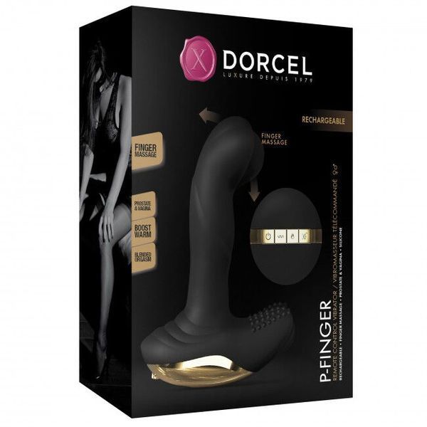 Вібромасажер з "масажем пальцем" для простати і вагіни Dorcel P-Finger SO4868 фото - купити в секс-шопі Чорний Кролик