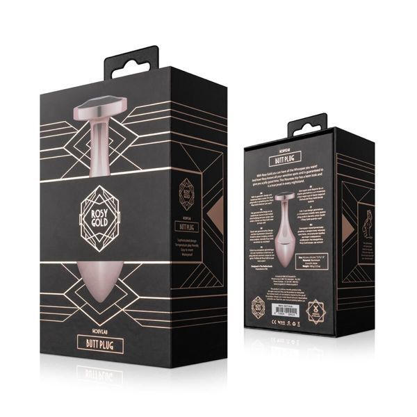 Анальна пробка Rosy Gold - Nouveau Butt Plug SX3049 фото - купити в секс-шопі Чорний Кролик