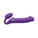 Безремінний страпон з вібрацією Strap-On-Me Vibrating Violet XL, діам. 4,7см, пульт ДК, регульований SO3827 фото 5