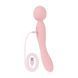 Двосторонній масажер-вібратор Good Vibes Only &ndash; SIMI Double-Sided Wand Vibrator Soft Silicone &ndash; Pink SX3076 фото 7