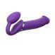 Безремінний страпон з вібрацією Strap-On-Me Vibrating Violet XL, діам. 4,7см, пульт ДК, регульований SO3827 фото 1