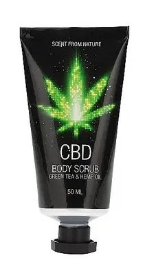 Набір для ванни і душу CBD Luxe Travel set-GREEN TEA & HEMP OIL ( 4 предмета ) PHA245 фото