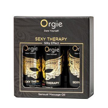 Набір масажних олій Orgie &ndash; Sexy Therapy Mini Size Collection (3х30 мл) SX1545 фото - купити в секс-шопі Чорний Кролик