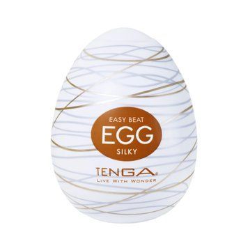 Мастурбатор-яйце Tenga Egg Silky SX4022 фото - купити в секс-шопі Чорний Кролик