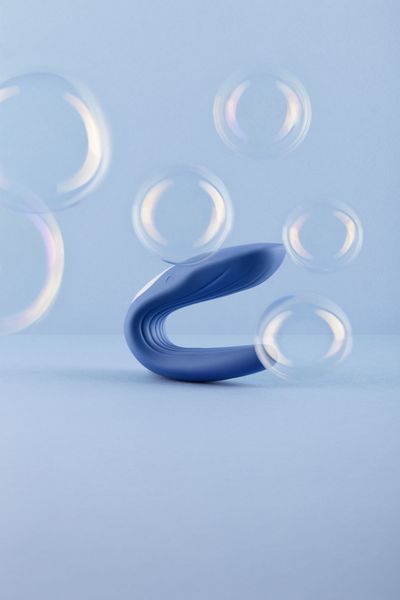 Вібратор для пар Satisfyer Double Whale з двома моторчиками SO1643 фото - купити в секс-шопі Чорний Кролик