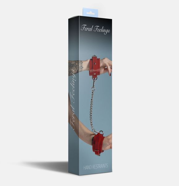 Наручники Feral Feelings - Hand Restraints Red SO9299 фото - купити в секс-шопі Чорний Кролик
