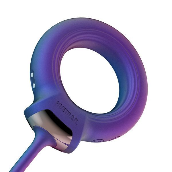 Ерекційне віброкільце з віброяйцем Hueman - Eclipse Anal Vibrator SX3893 фото - купити в секс-шопі Чорний Кролик