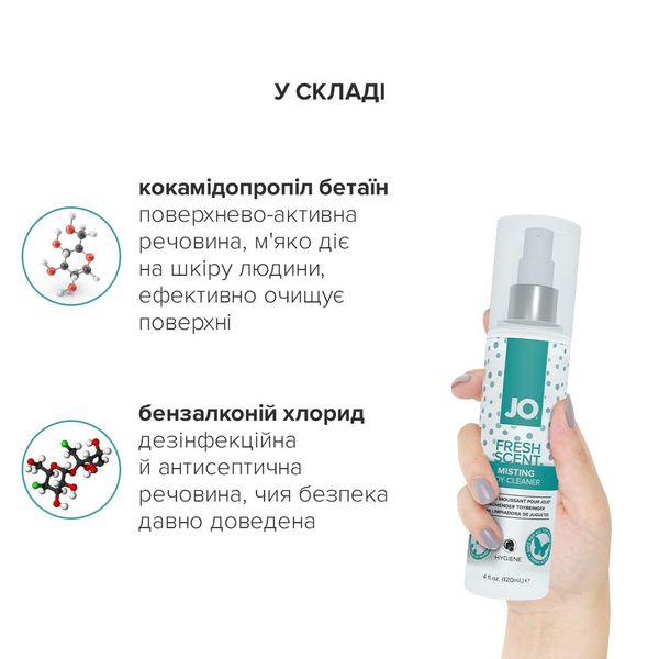 Комплект System JO GWP — ANAL H2O Lubricant 120 мл + Misting Toy Cleaner 120 мл SO6772 фото - купити в секс-шопі Чорний Кролик