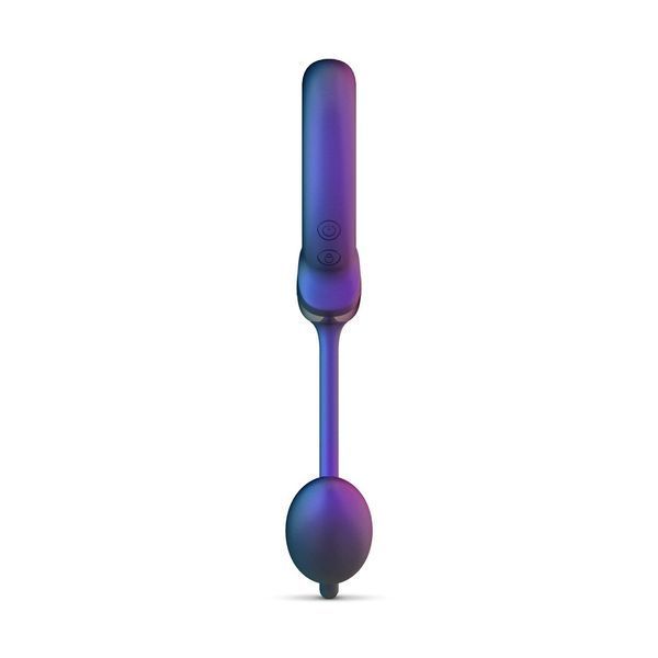 Ерекційне віброкільце з віброяйцем Hueman - Eclipse Anal Vibrator SX3893 фото - купити в секс-шопі Чорний Кролик