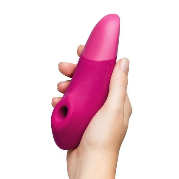 Вакуумний кліторальний стимулятор Womanizer Enhance Pink SX2542 фото - купити в секс-шопі Чорний Кролик