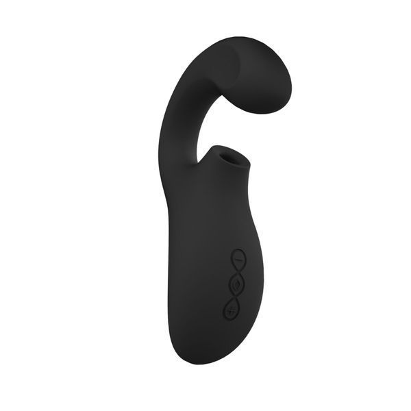Кліторально-вагінальний звуковий стимулятор LELO Enigma Black SO8070 фото - купити в секс-шопі Чорний Кролик