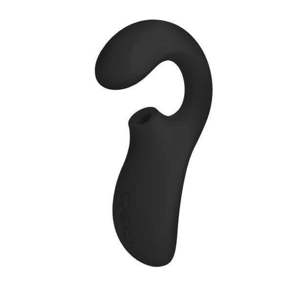 Кліторально-вагінальний звуковий стимулятор LELO Enigma Black SO8070 фото - купити в секс-шопі Чорний Кролик