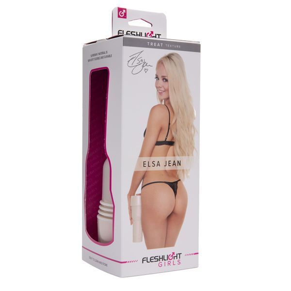 Мастурбатор Fleshlight Girls: Elsa Jean &mdash; Treat, зі зліпка ануса, дуже ніжний SO6583 фото - купити в секс-шопі Чорний Кролик