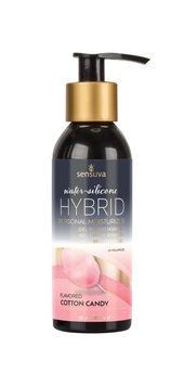 Змазка водно-силіконова Sensuva Hybrid Cotton Candy (125 мл) без цукру, можна для оральних пестощів SO3246 фото - купити в секс-шопі Чорний Кролик
