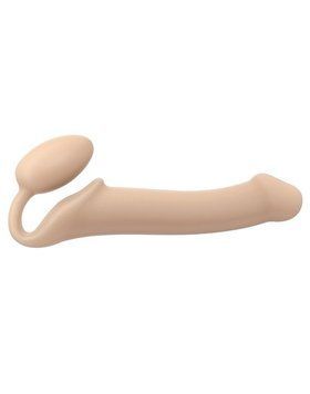 Безремінний страпон Strap-On-Me Flesh L, повністю регульований, діаметр 3,7 см SO2351 фото - купити в секс-шопі Чорний Кролик
