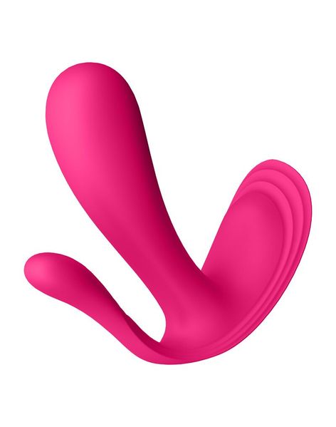 Подвійний смарт-вібратор у трусики Satisfyer Top Secret+ Pink SO6734 фото - купити в секс-шопі Чорний Кролик