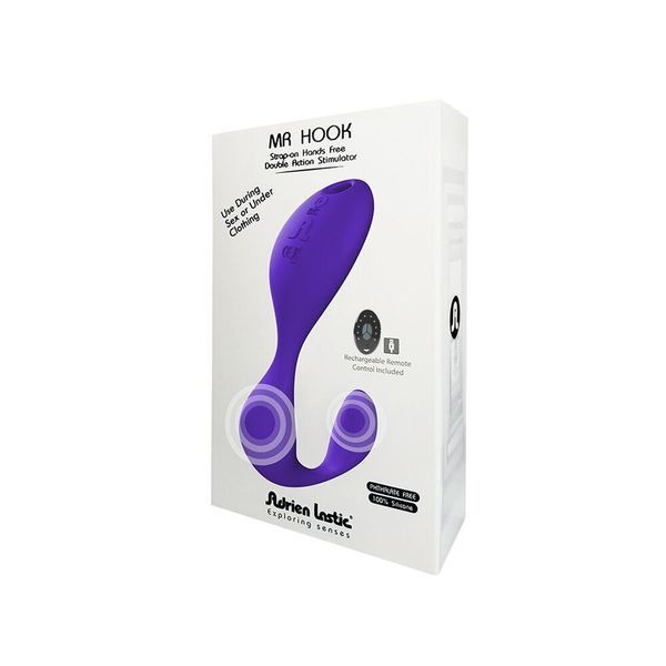 Вібратор під одяг Adrien Lastic Mr.Hook з пультом LRS AD10893 фото - купити в секс-шопі Чорний Кролик