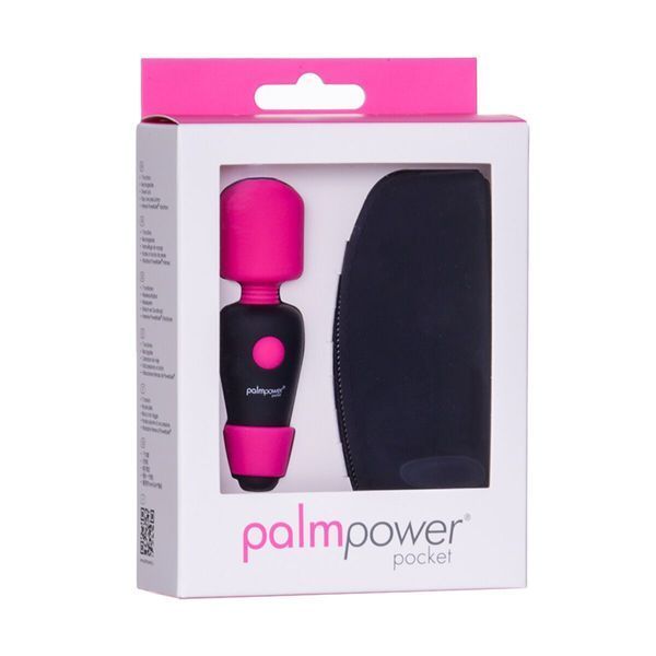Мінівібромасажер PalmPower Pocket із чохлом на блискавці, водостійкий, перезаряджуваний, довжина 9см SO2735 фото - купити в секс-шопі Чорний Кролик
