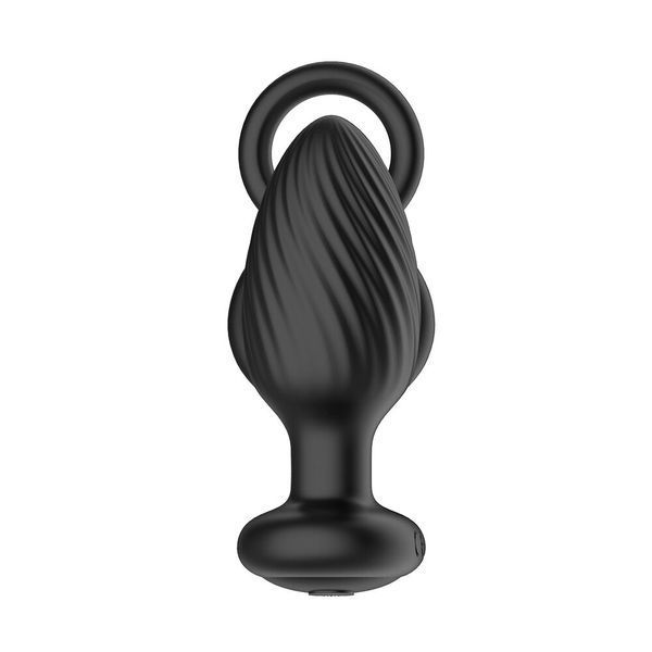 Анальна вібропробка Nexus Tornado Cock and Ball Ring обертання+вібрація, ерекційне кільце, пульт SX2416 фото - купити в секс-шопі Чорний Кролик