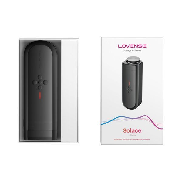 Інтерактивний смарт-мастурбатор Lovense Solace, до 280 фрикцій на хвилину, до 12,5 годин роботи SO9787 фото - купити в секс-шопі Чорний Кролик